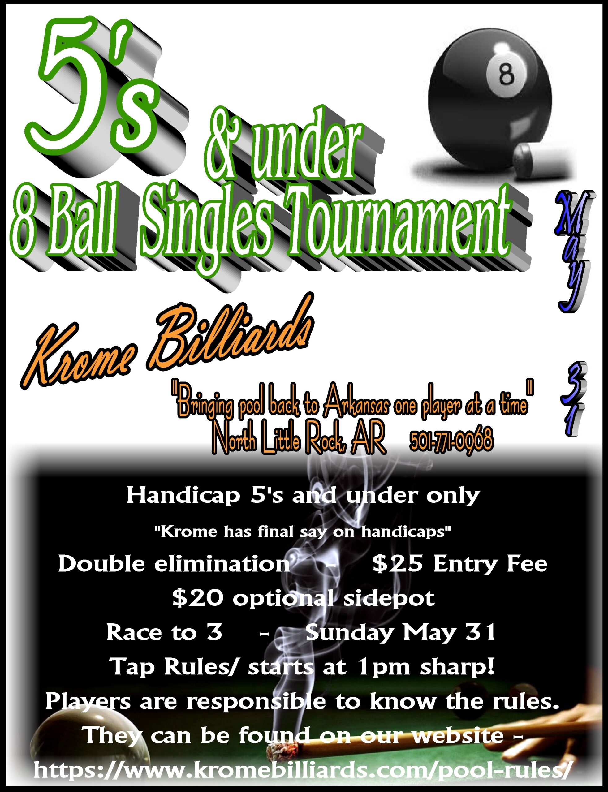 Krome Pool Tournaments